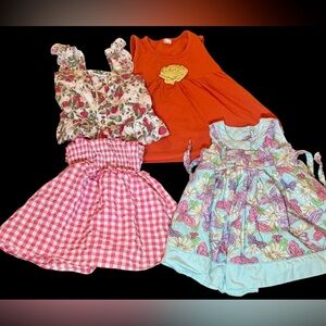 5 pc lot of Girls’ Dresses & Top, 18 mo -2